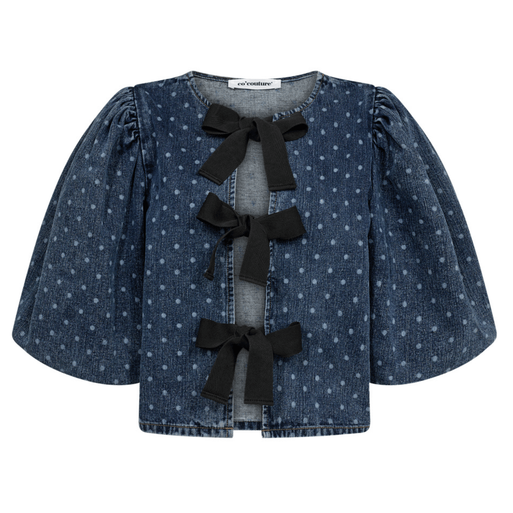 Darin Dot Bow Blouse Online Shoppen
