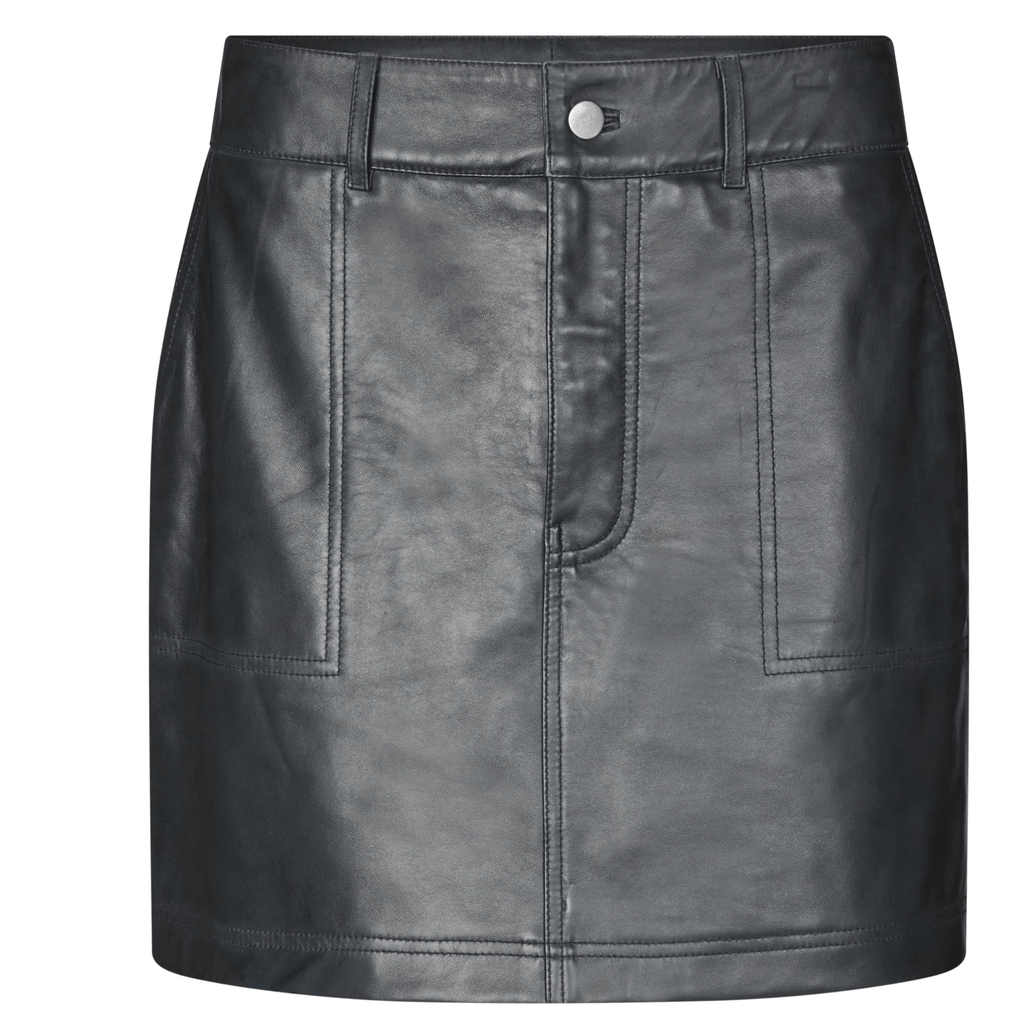 Second Female Letho Leather Skirt Online Shoppen
